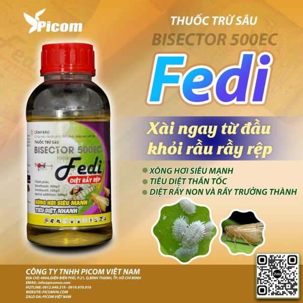 Thuốc trừ sâu Bisector 500EC hiệu Fedi