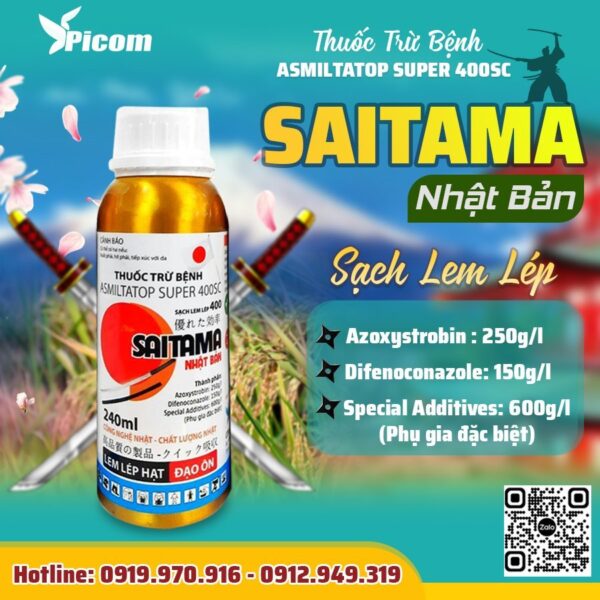 Thuốc trừ bệnh ASMILTATOP SUPER 400SC SAITAMA Nhật Bản