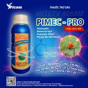 THUỐC TRỪ SÂU MITETV 406ME HIỆU PIMEC-PRO