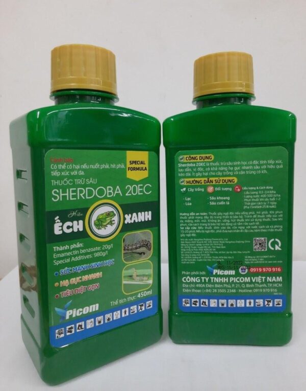 Thuốc trừ sâu SHERDOBA 20EC hiệu ẾCH XANH 450ml