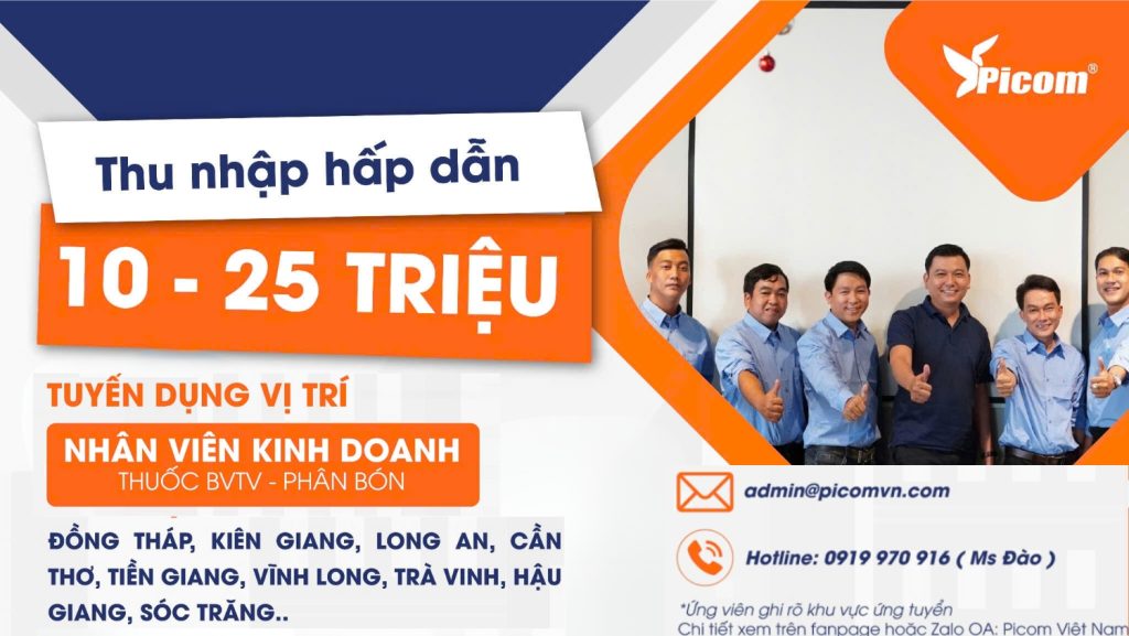 Tuyển nhân viên kinh doanh Picom Việt Nam