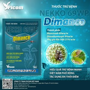 THUỐC TRỪ BỆNH NEKKO 69WP Hiệu Dimanco