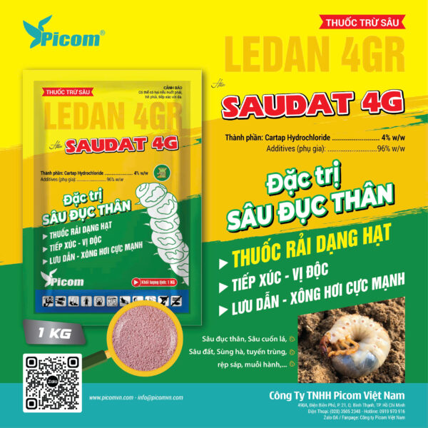 Thuốc Trừ Sâu LEDAN 4GR – SAUDAT 4G