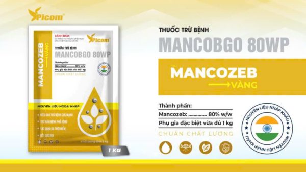 Thuốc trừ bệnh MANCOZEB VÀNG_ CHẤT LƯỢNG VÀNG (MANCOBGO 80WP)