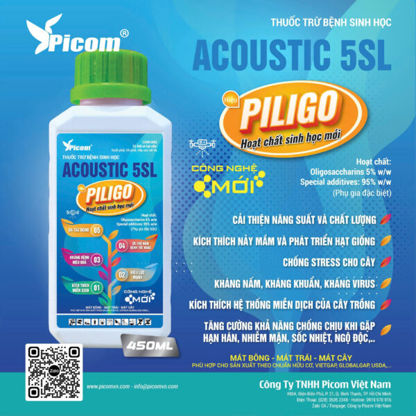 Thuốc trừ bệnh Sinh học ACOUSTIC 5SL hiệu PILIGO