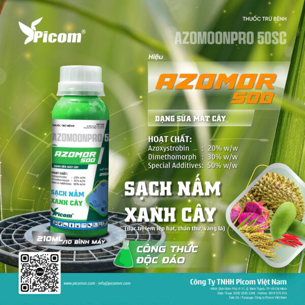 Thuốc Trừ Bệnh AZOMOR 500 (AZOMOONPRO 50SC)